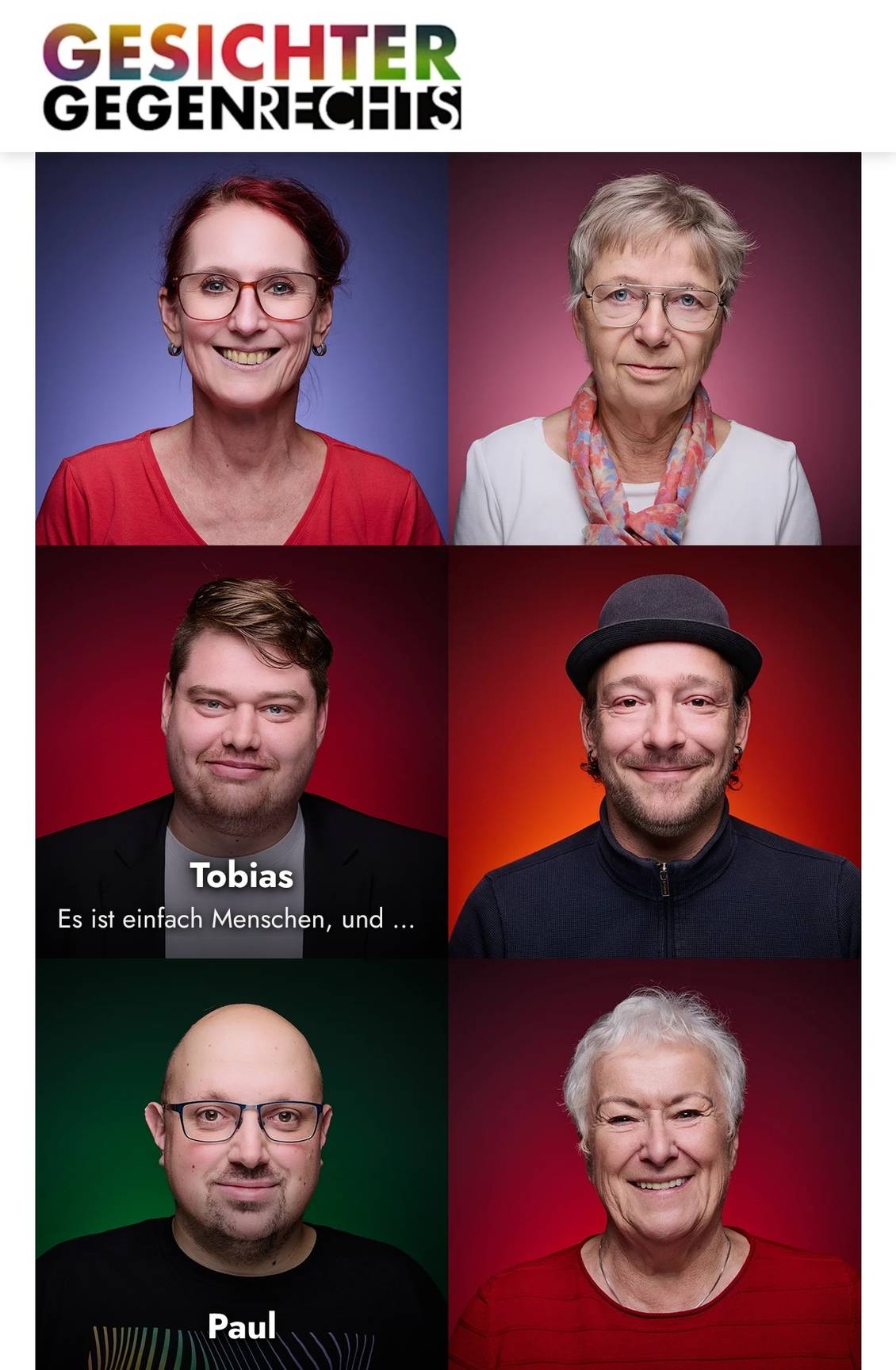 Das Foto ist eine Collage und zeigt mehrere Gesichter.