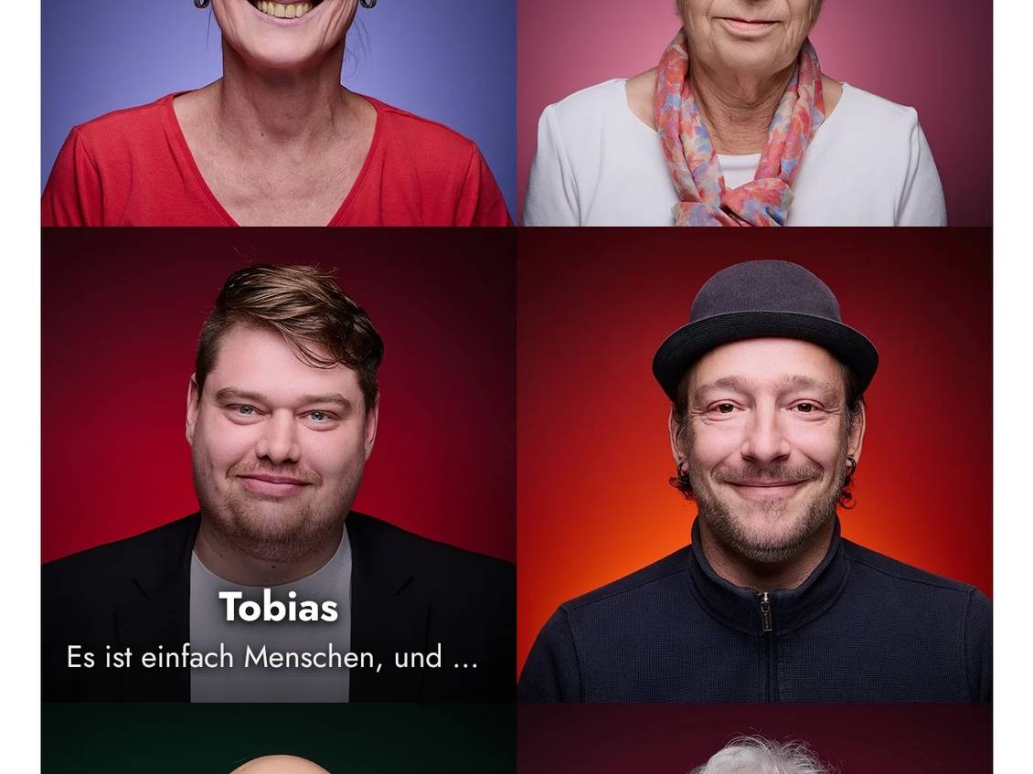 Das Foto ist eine Collage und zeigt mehrere Gesichter.